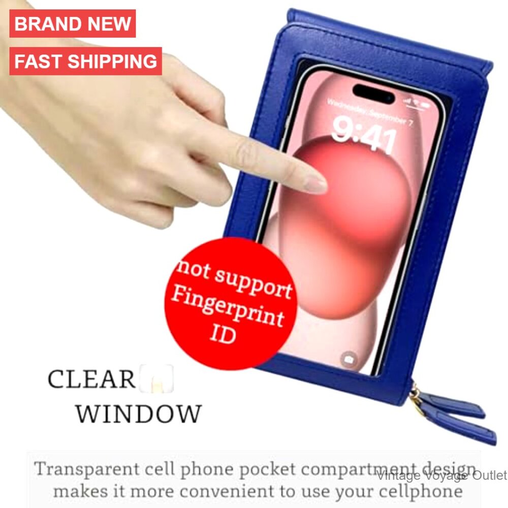 Small Touchscreen Crossbody Bag, Adjustable Strap… - image 2